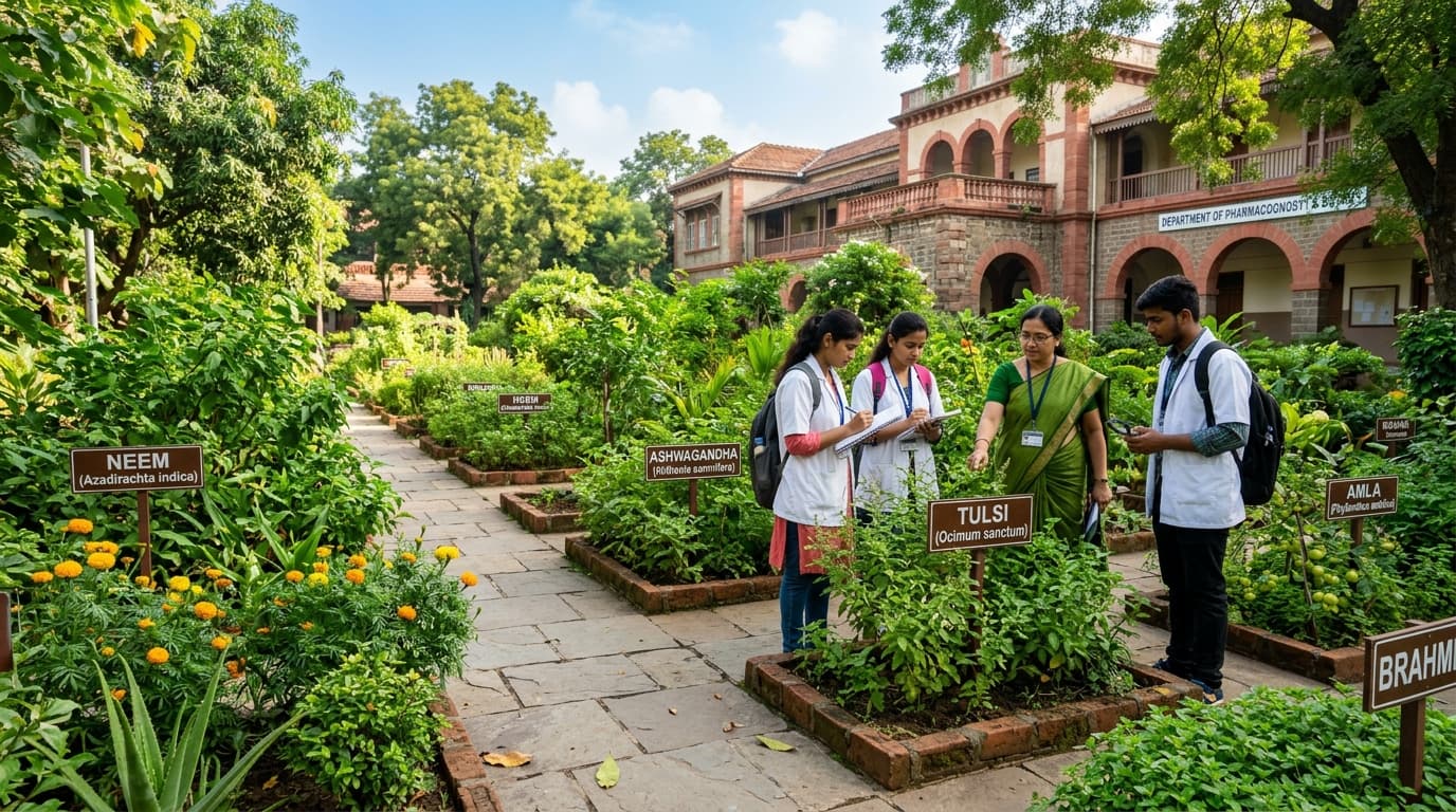 Over 50 live medicinal plant species for crude drug research
